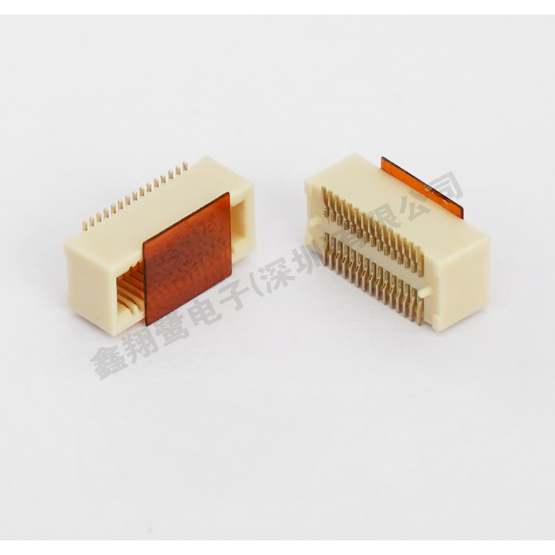 0.5间距单槽母座合高3.0-9.4MM