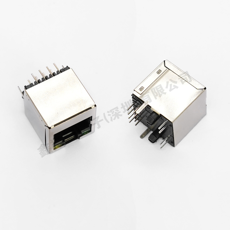 RJ45 网口插座8P8C 180度直插