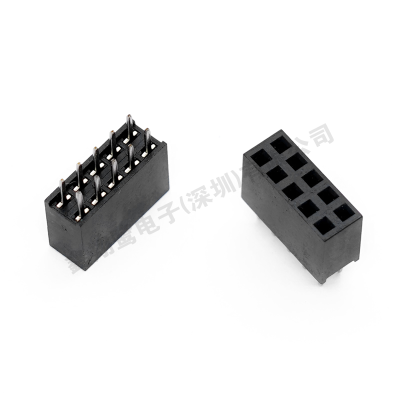 PH2.54MM双排直插排母